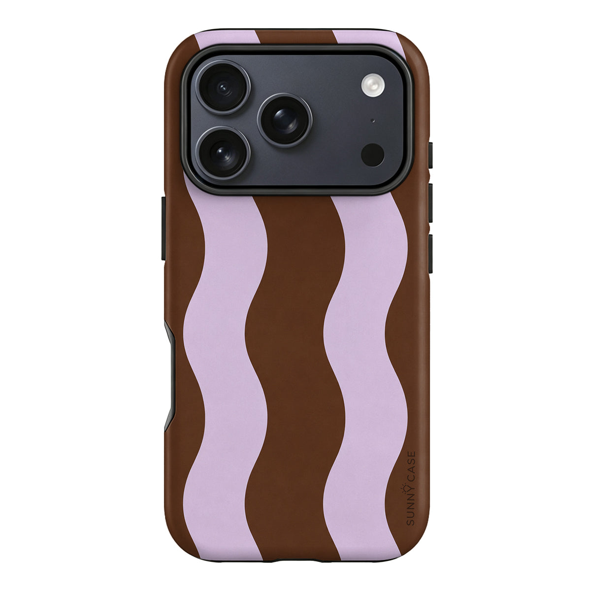 Lilac Cocoa Wave Phone Case