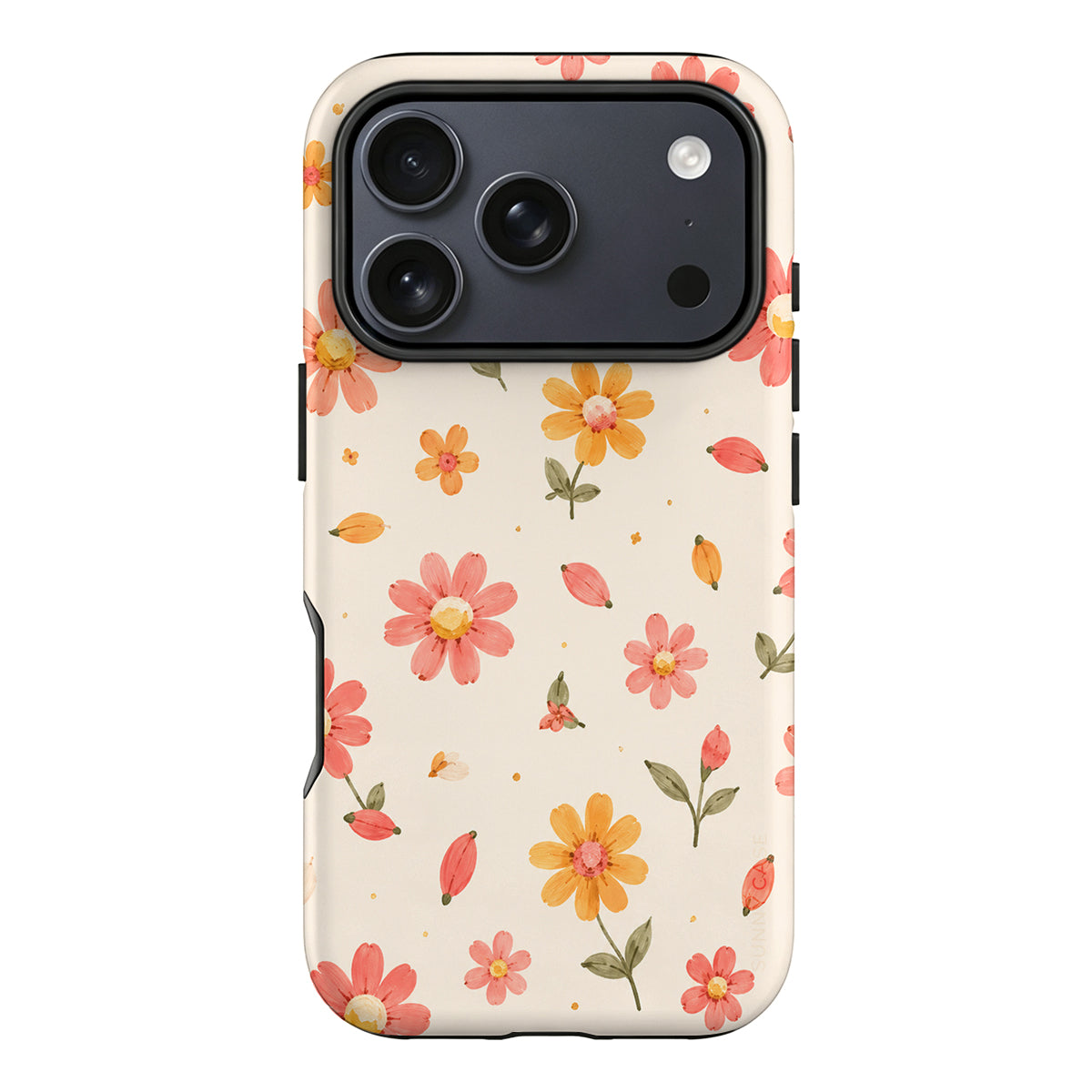 Petal Wish – Coral Floral Phone Case