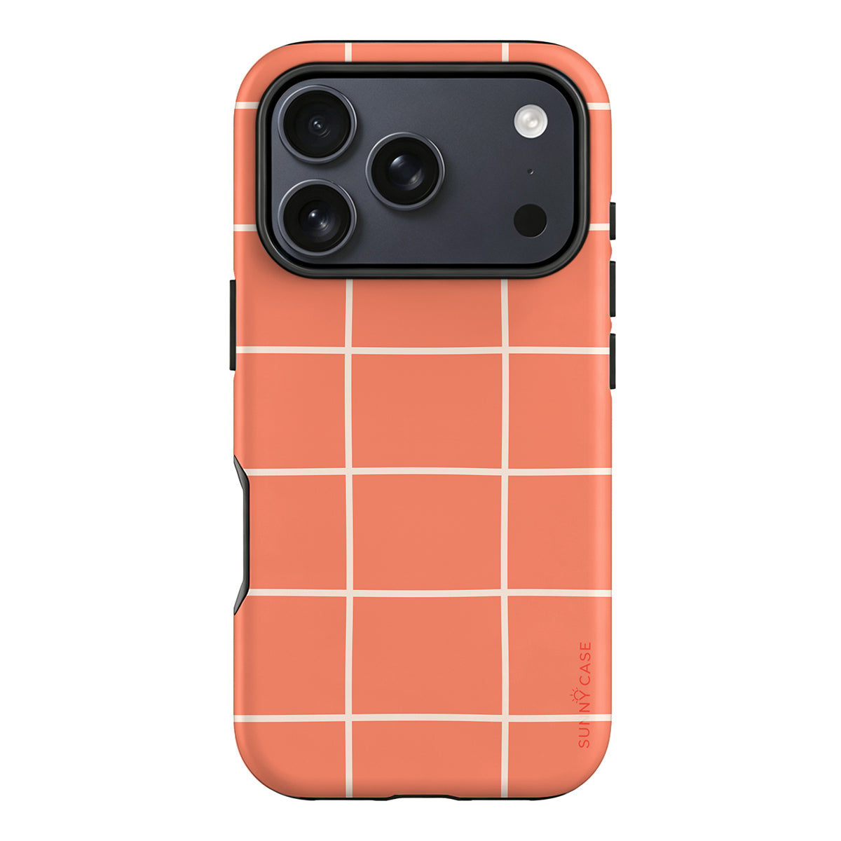 Coral Soft Grid Phone Case