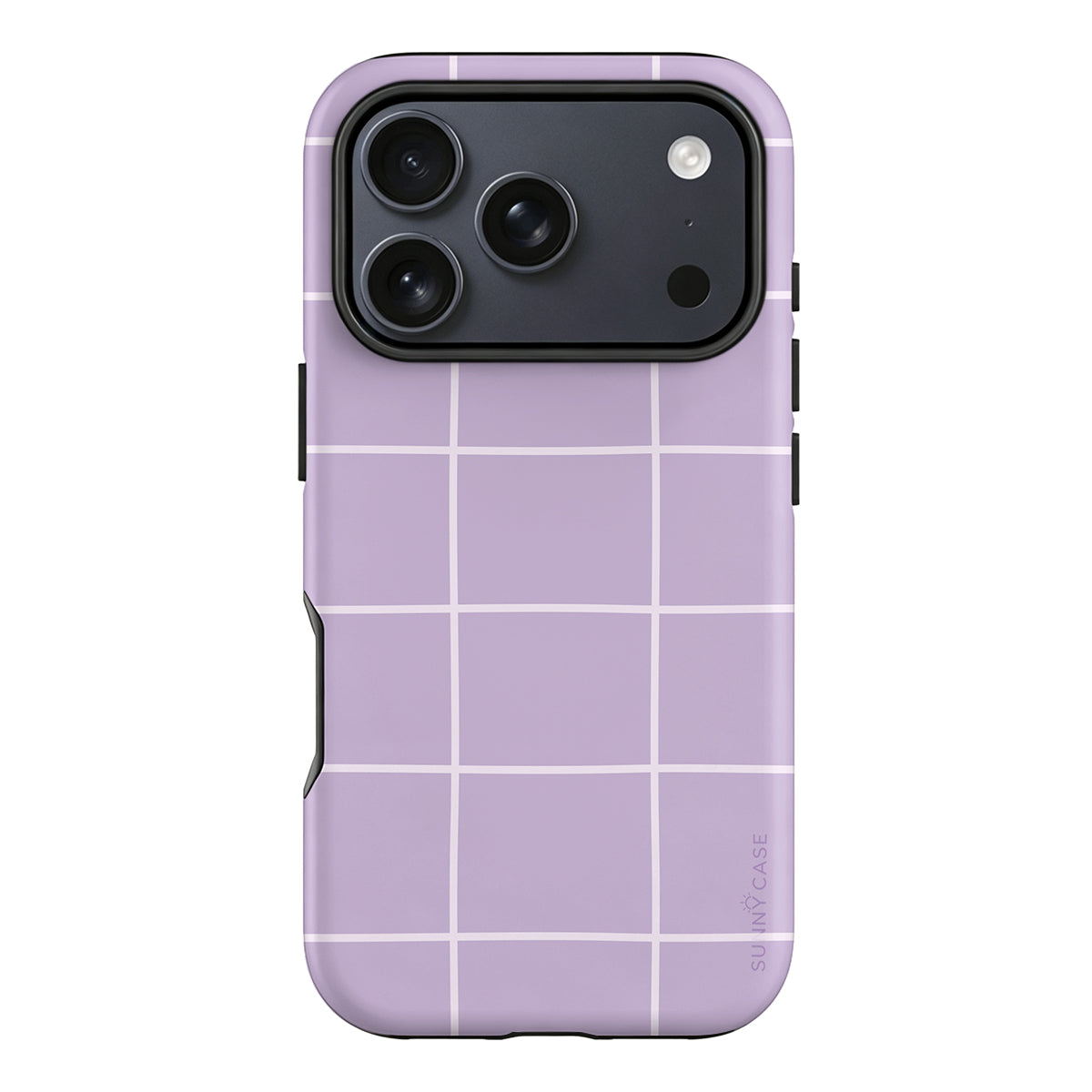 Lavender Soft Grid Phone Case