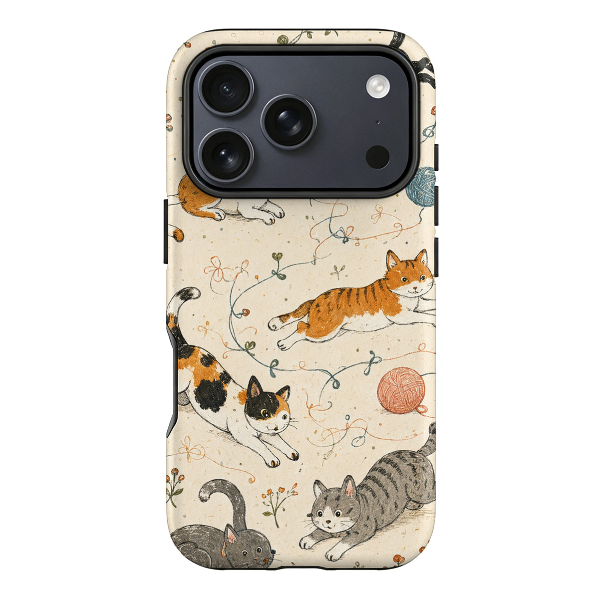 Cat’s Day Out – Playful Cat Phone Case